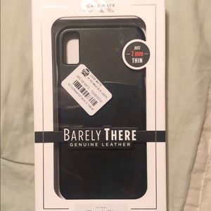 Genuine Leather Slim iPhone XS Max Case